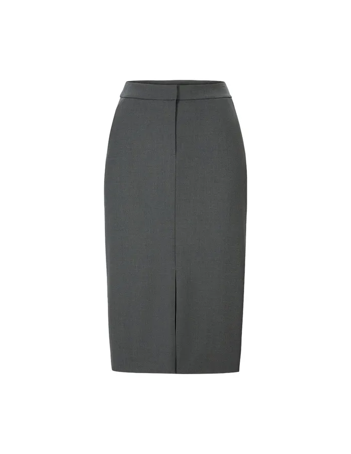 MARYLING Skirts Grey Midi Skirt Grey 8211 Women MARYLING Skirts Grey Midi Skirt Grey 8211 Women