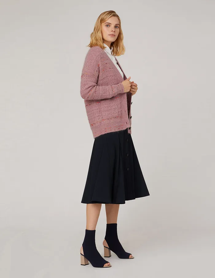 MARYLING Skirts HIGH WAIST PATCH POCKET FLARE SKIRT Blue 8211 Women MARYLING Skirts HIGH WAIST PATCH POCKET FLARE SKIRT Blue 8211 Women