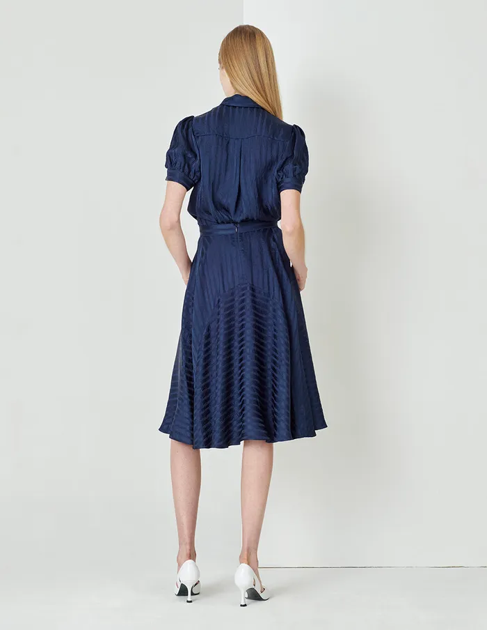 MARYLING Skirts Midnight Blue Arc Split Swing Skirt Blue 8211 Women MARYLING Skirts Midnight Blue Arc Split Swing Skirt Blue 8211 Women
