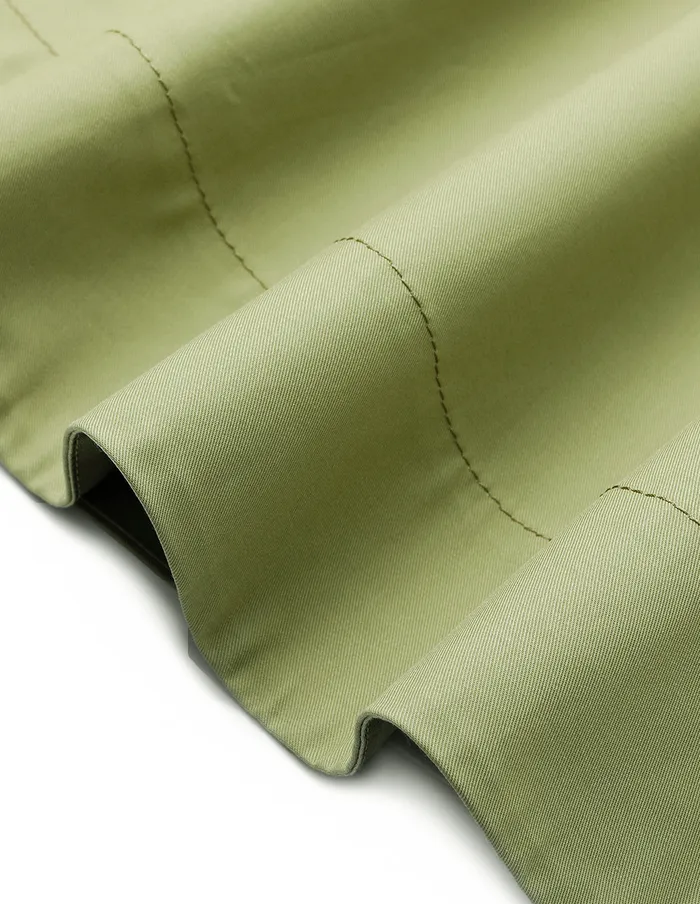 MARYLING Skirts SingleBreasted WaistCinched ALine KneeLength Skirt Olive 8211 Women MARYLING Skirts SingleBreasted WaistCinched ALine KneeLength Skirt Olive 8211 Women