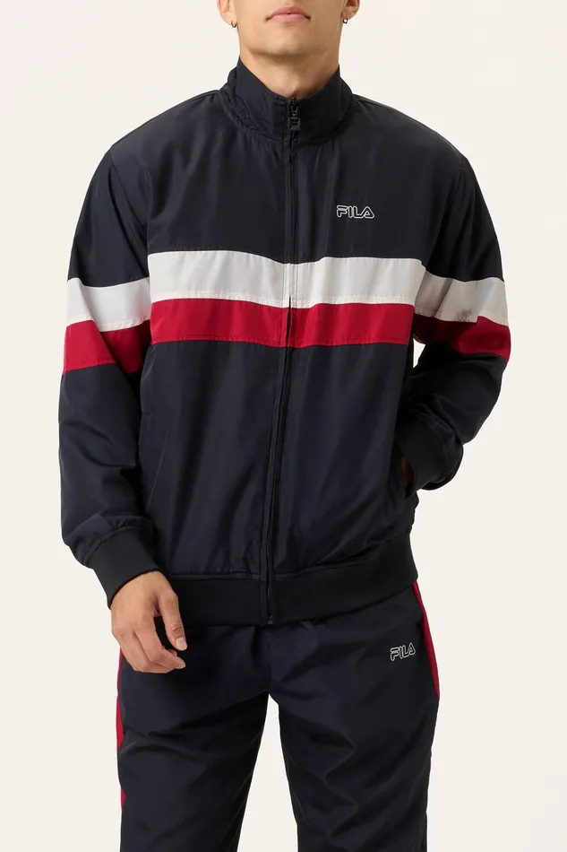Matching Sets Men Fila Full Zip Woven Track Jacket 014 Blackwhiterio Red Matching Sets Men Fila Full Zip Woven Track Jacket 014 Blackwhiterio Red