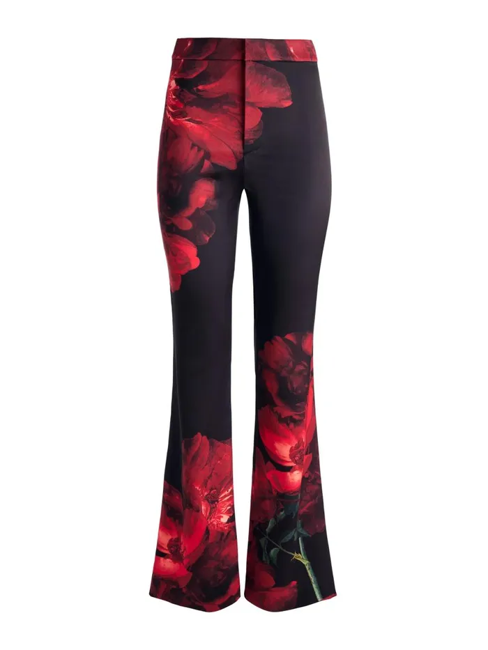 Matching Sets Women Alice Olivia Peony Petals Bright Ruby
