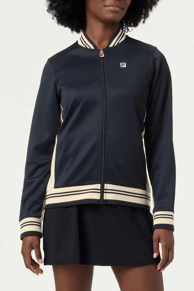Matching Sets Women Fila Performance Iconic Settanta Jacket 978 Blackangora