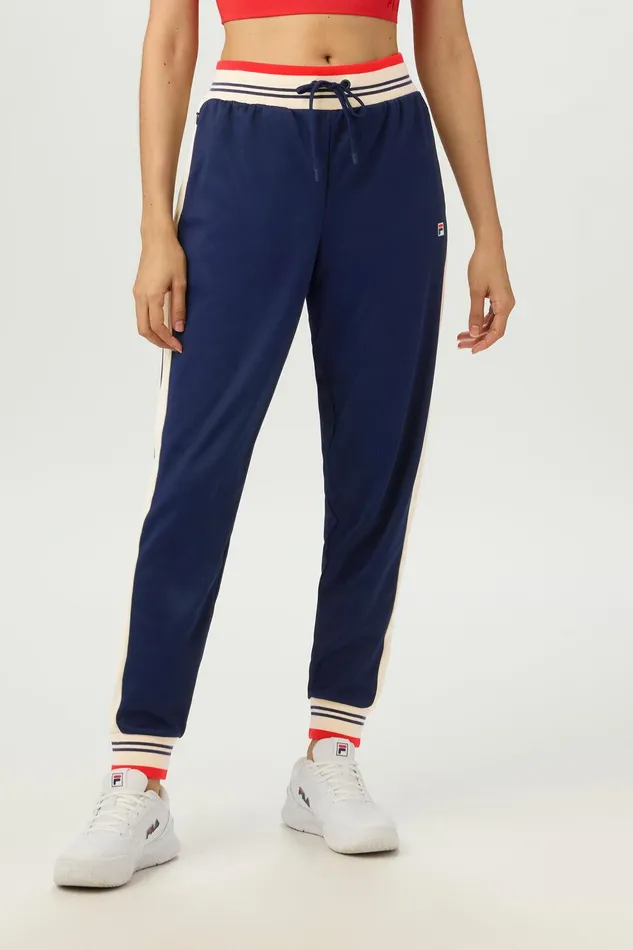Matching Sets Women Fila Performance Iconic Settanta Pant 488 Fila Navyangorafila Red