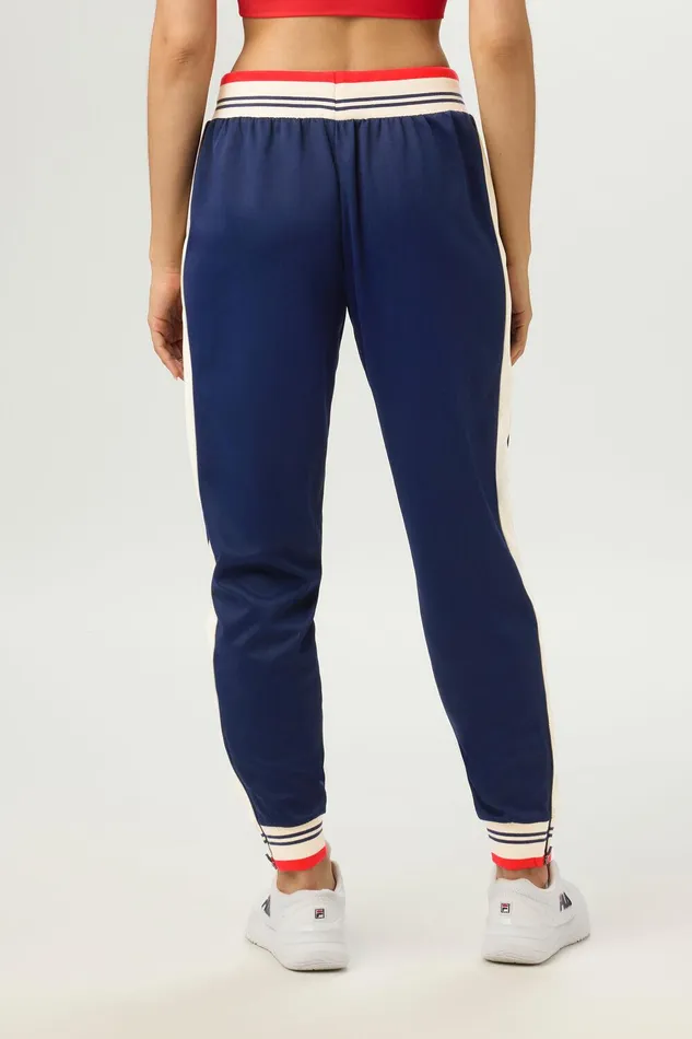 Matching Sets Women Fila Performance Iconic Settanta Pant 488 Fila Navyangorafila Red