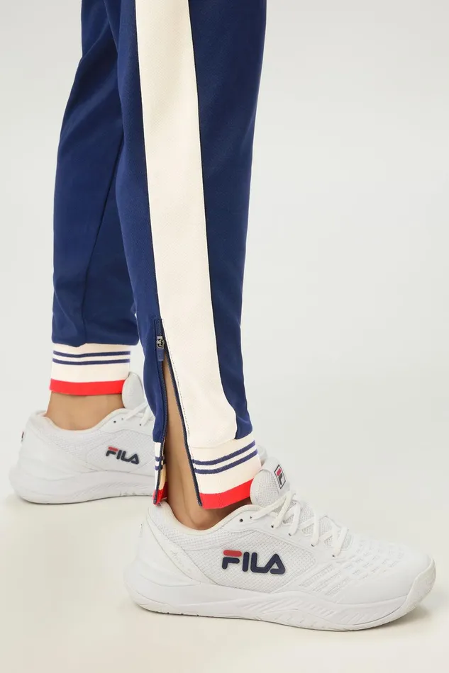 Matching Sets Women Fila Performance Iconic Settanta Pant 488 Fila Navyangorafila Red