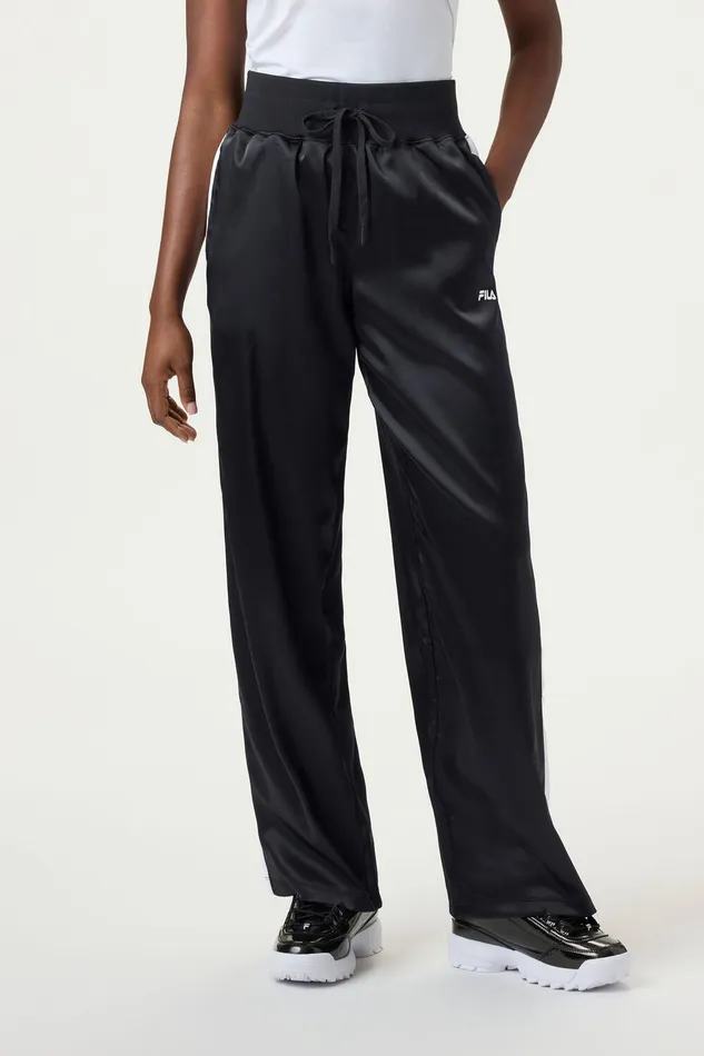 Matching Sets Women Fila Satin Track Pant 013 Blackwhite Matching Sets Women Fila Satin Track Pant 013 Blackwhite