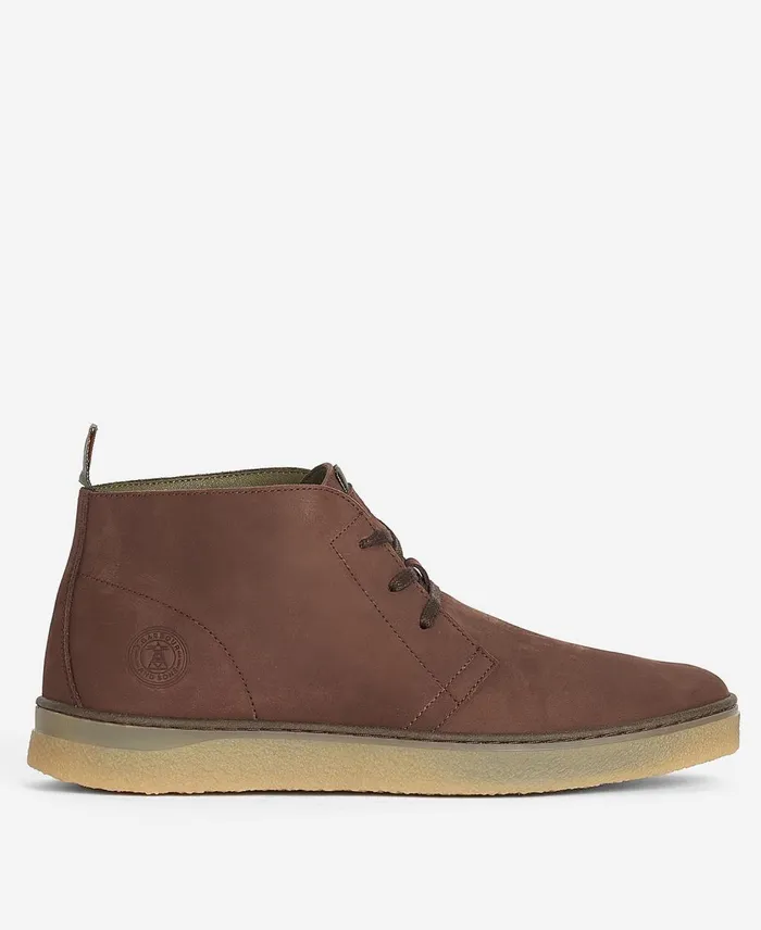 Men Boots Barbour Reverb Chukka Boots Choco