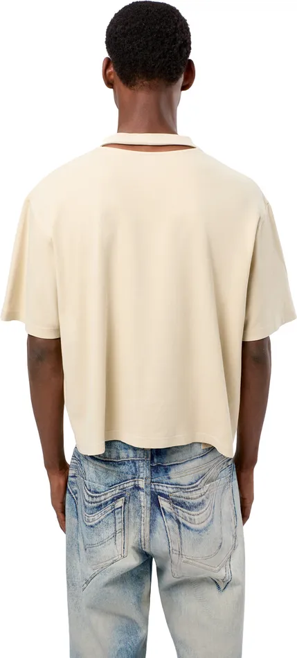 Men Camper Jersey TShirt Beige Cotton Tshirt Men Camper Jersey TShirt Beige Cotton Tshirt