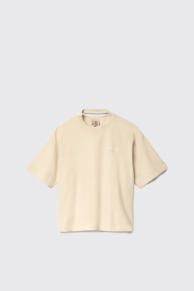 Men Camper Jersey TShirt Beige Cotton Tshirt Men Camper Jersey TShirt Beige Cotton Tshirt