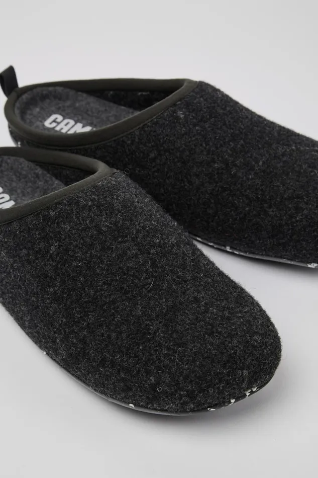 Men Camper Non Leather Shoes Wabi Gray Slippers