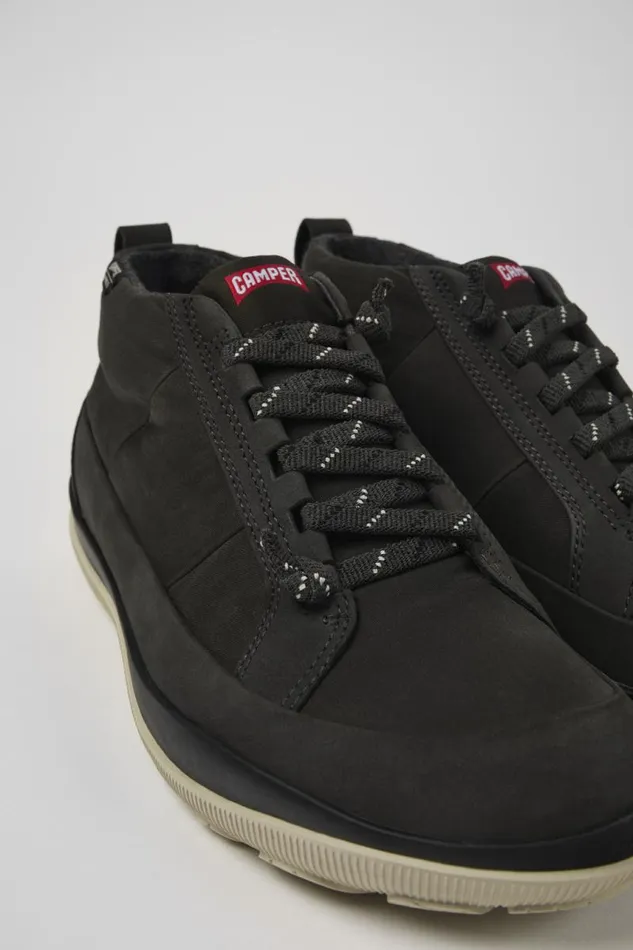 Men Camper Sneakers Peu Pista PrimaLoft MICHELIN Gray Ankle Boots