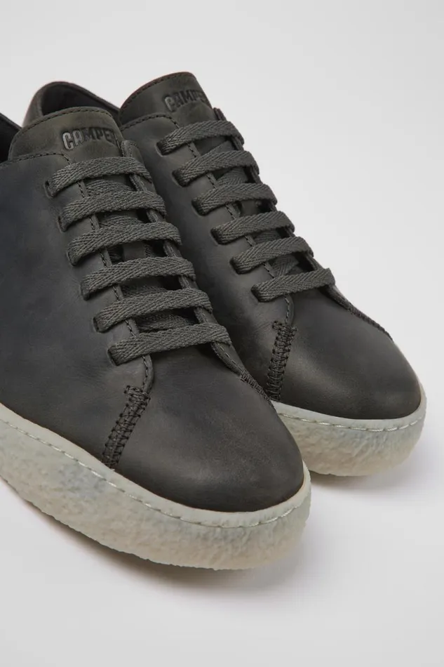Men Camper Sneakers Peu Terreno Gray Leather Shoes