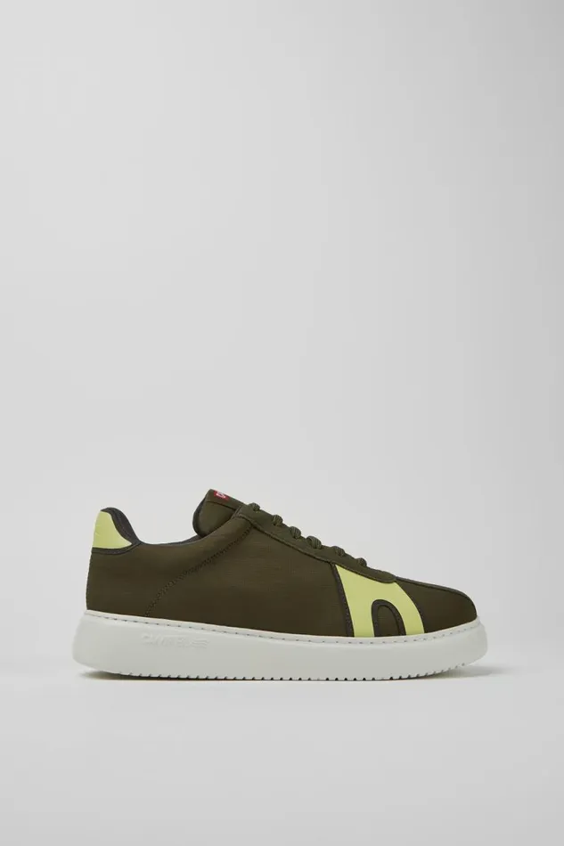 Men Camper Sneakers Runner K21 Green And Yellow Sneakers Men Camper Sneakers Runner K21 Green And Yellow Sneakers