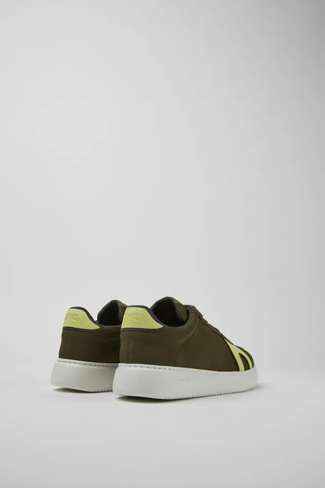 Men Camper Sneakers Runner K21 Green And Yellow Sneakers Men Camper Sneakers Runner K21 Green And Yellow Sneakers