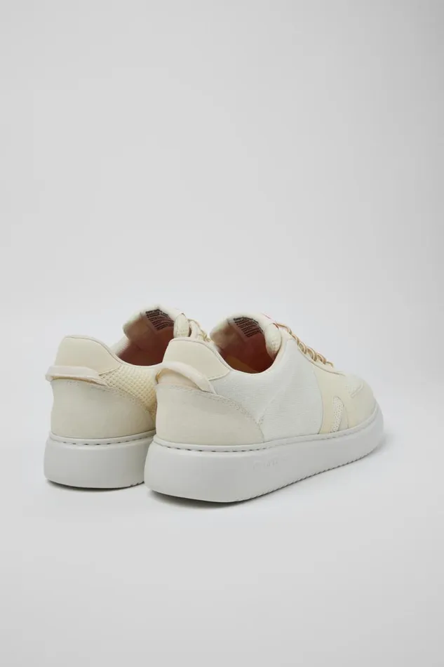 Men Camper Sneakers Runner K21 Sorona White Textile Sneakers