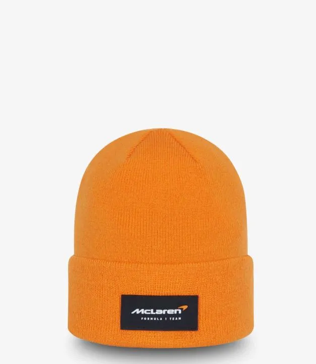 Men Castore Accessories Papaya McLaren New Era Essential Cuff Beanie