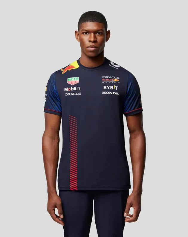 Men Castore Hoodies ORACLE RED BULL RACING SET UP TEE 8211 NIGHT SKY
