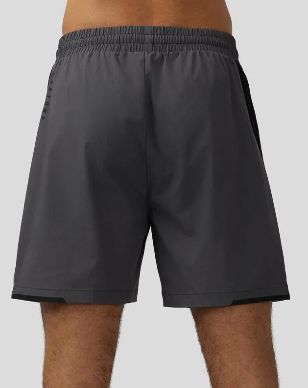 Men Castore Shorts Apex 6 Woven Shorts 8211 Gunmetal