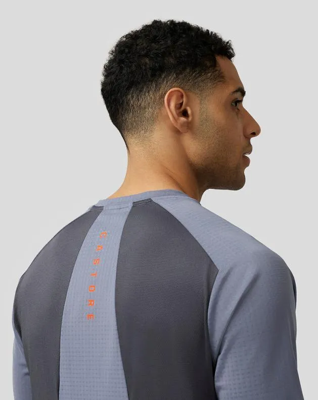 Men Castore Tops Apex Aeromesh TShirt 8211 Blue