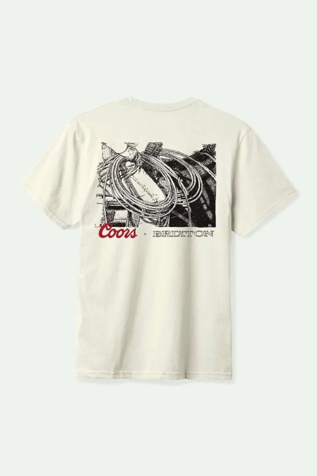 Men Coors Range SS Standard TShirt Natural Brixton TShirts