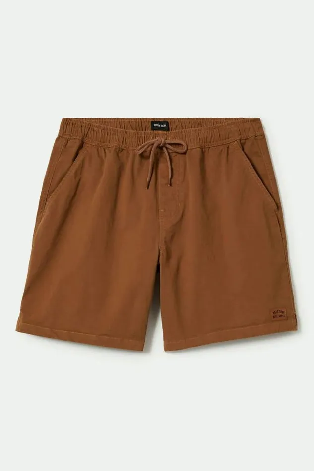 Men Everyday Vintage Wash Short Washed Copper Brixton Shorts and Swim