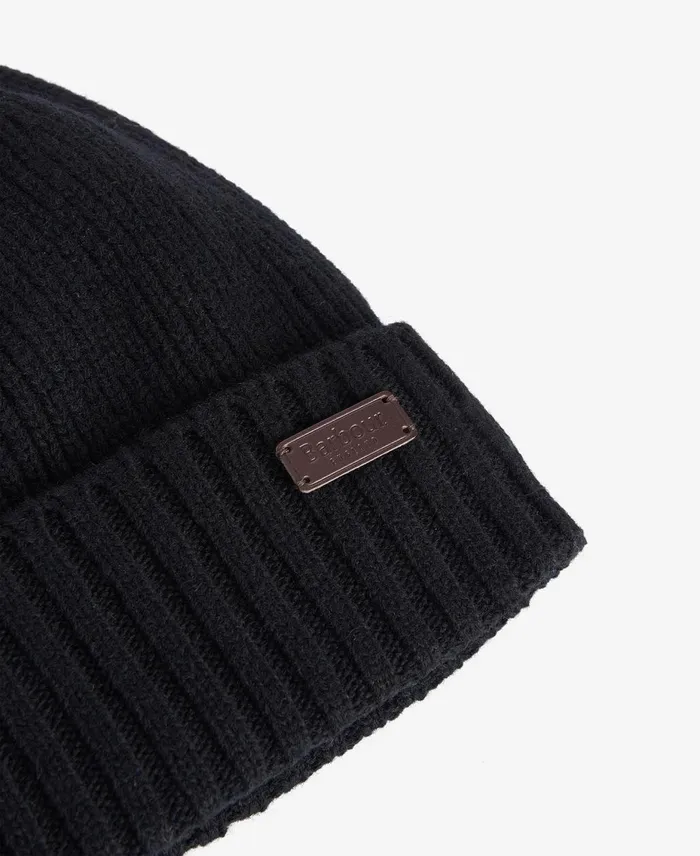 Men Hats Barbour Carlton Beanie Mid Brown