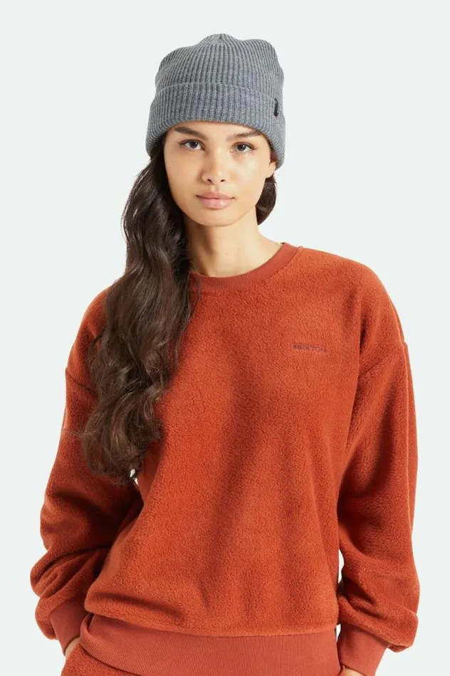 Men Heist Beanie Heather Grey Brixton Beanies