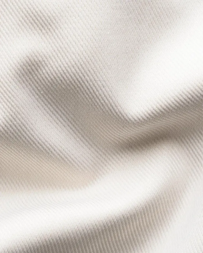 Men Melange Fine Twill Shirt White Eton Dress Shirts Men Melange Fine Twill Shirt White Eton Dress Shirts