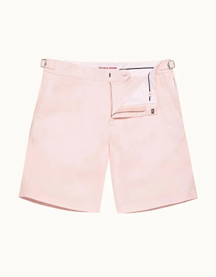 Men Orlebar Brown Day Shorts Norwich Linen Rose