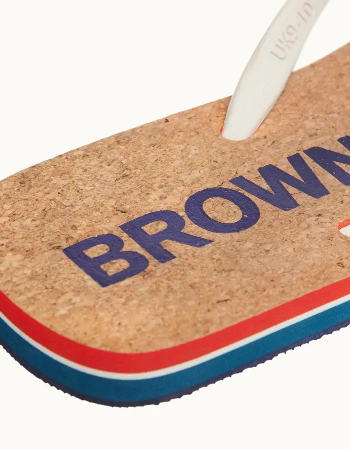 Men Orlebar Brown Footwear Haston Cork Navywhite Sand