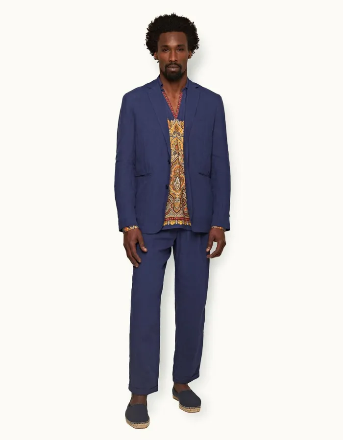 Men Orlebar Brown Jackets and Outerwear Ullock Lagoon Blue