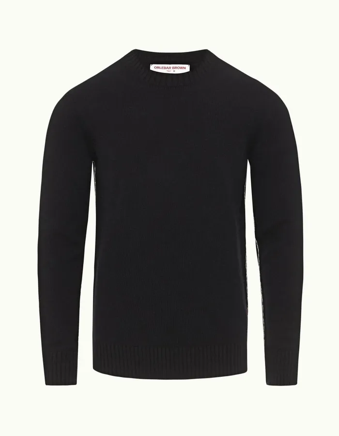 Men Orlebar Brown Knitwear Lorca Cashmere Night Iris