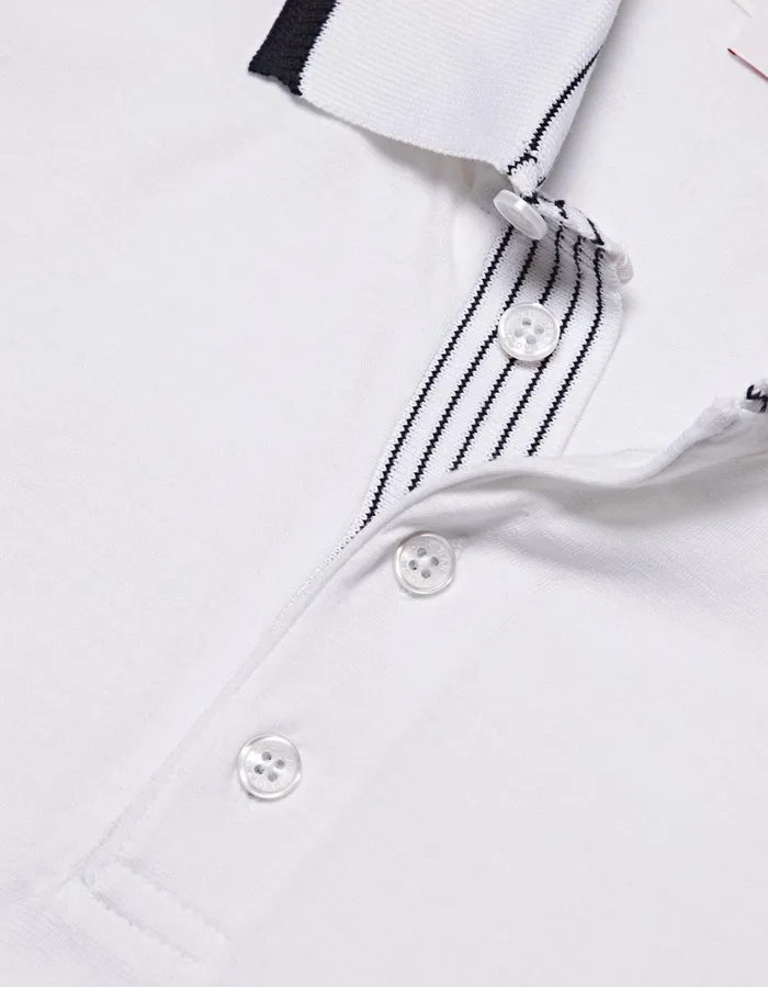 Men Orlebar Brown Polo Shirts Dominic White