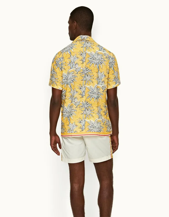 Men Orlebar Brown Shirts Maitan Toucan Palm