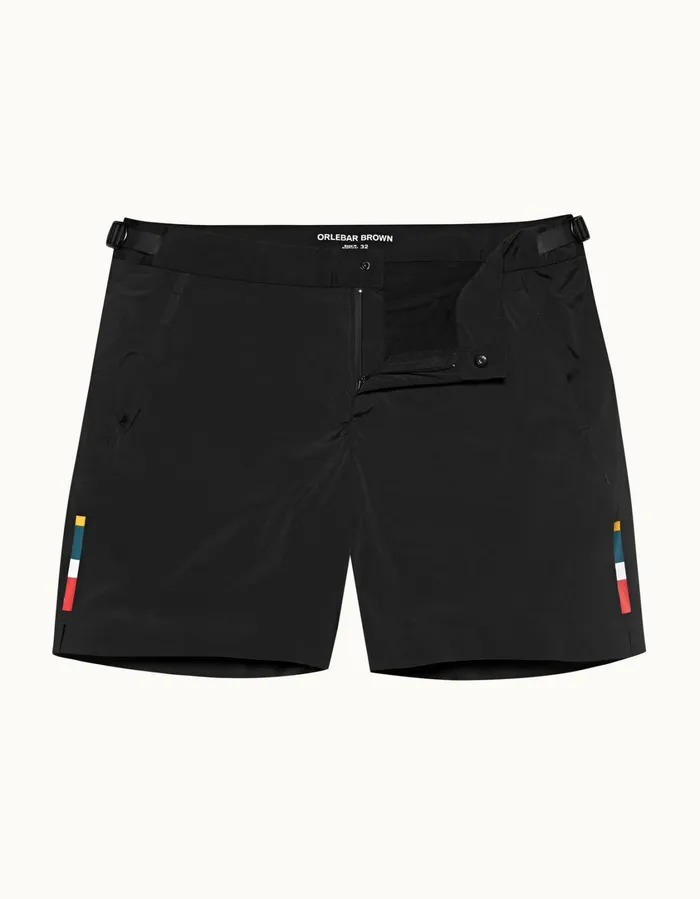 Men Orlebar Brown Swim Shorts Bulldog Bonded Black