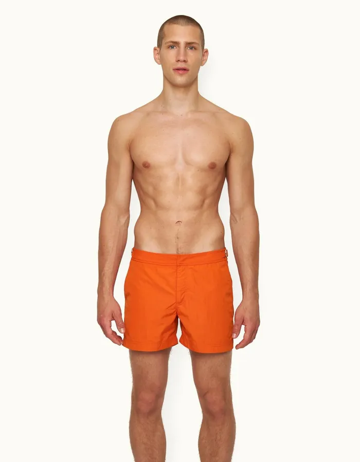 Men Orlebar Brown Swim Shorts Setter Tiger Lily