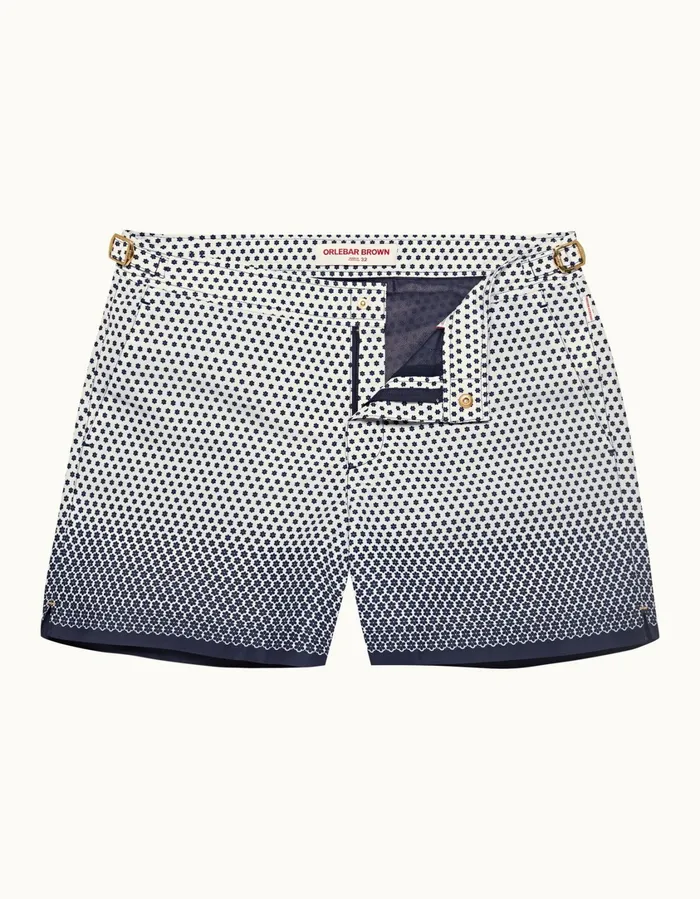 Men Orlebar Brown Swim Shorts Setter Whitenight Iris