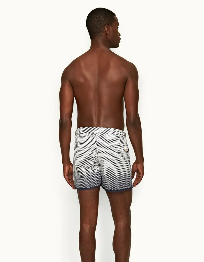 Men Orlebar Brown Swim Shorts Setter Whitenight Iris