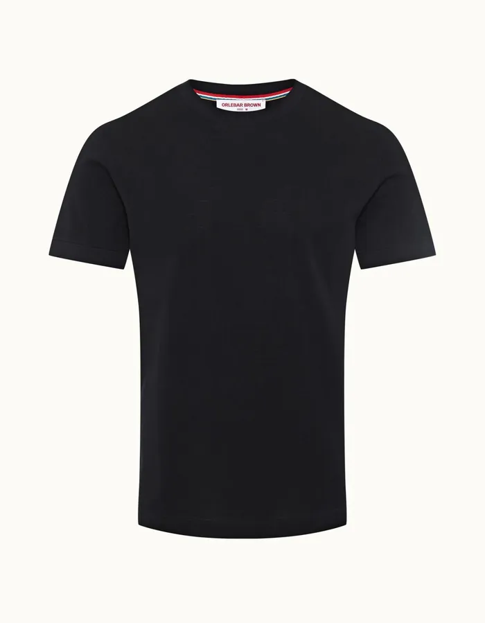 Men Orlebar Brown TShirts Ob Classic Tee Night Iris
