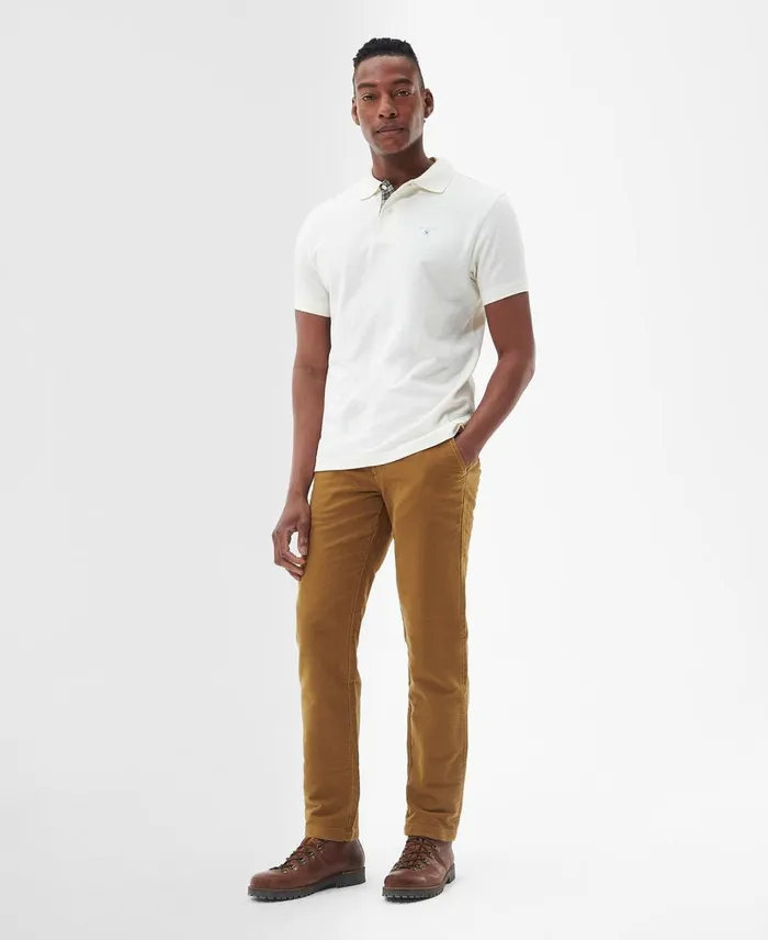 Men Pants Barbour Neuston Moleskin Trousers City Navy