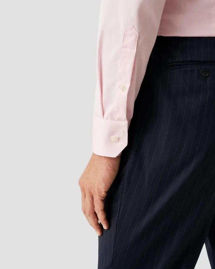 Men Pink Signature Twill Shirt Pink Eton Dress Shirts Men Pink Signature Twill Shirt Pink Eton Dress Shirts