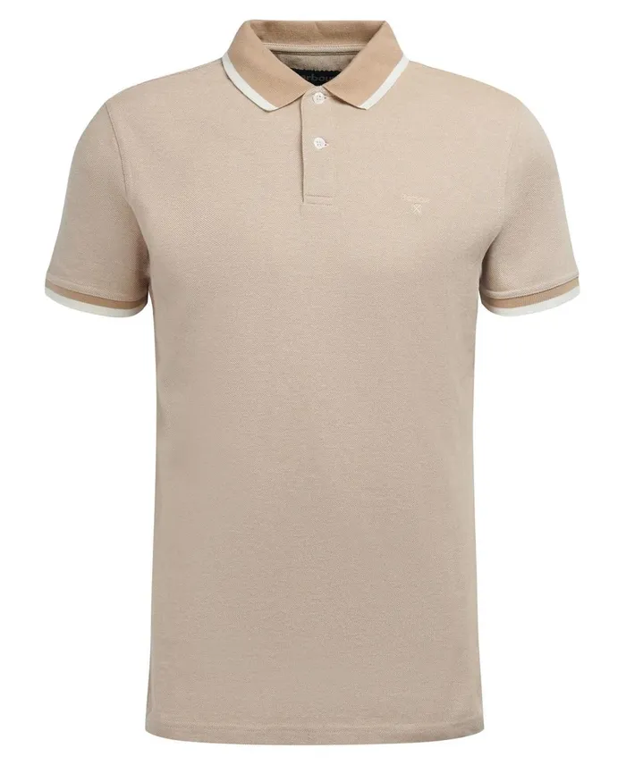 Men Polo Shirts Barbour Barnard Polo Shirt Cornstalk Men Polo Shirts Barbour Barnard Polo Shirt Cornstalk