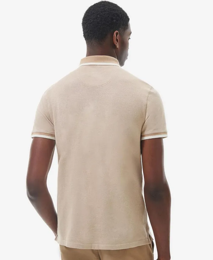Men Polo Shirts Barbour Barnard Polo Shirt Cornstalk Men Polo Shirts Barbour Barnard Polo Shirt Cornstalk