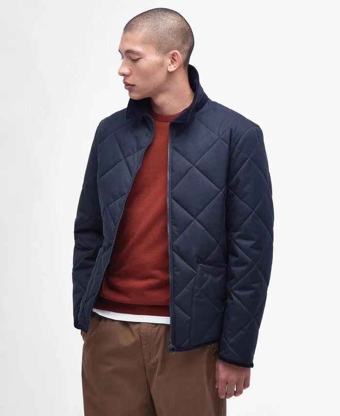 Men Quilted Jackets Barbour Easton Liddesdale Quilted Jacket Dark Navy