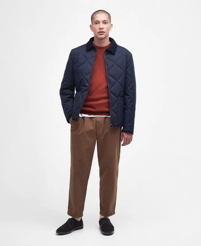 Men Quilted Jackets Barbour Easton Liddesdale Quilted Jacket Dark Navy