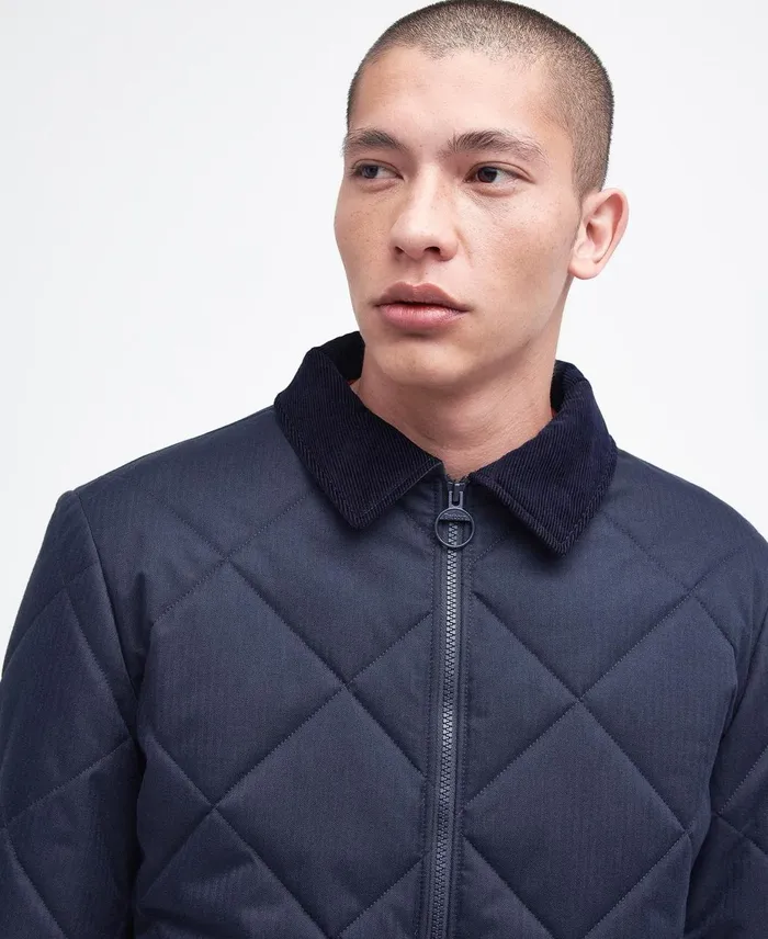 Men Quilted Jackets Barbour Easton Liddesdale Quilted Jacket Dark Navy