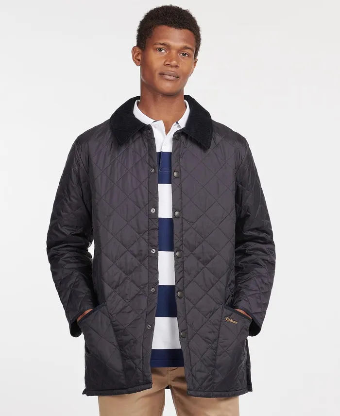Men Quilted Jackets Barbour Liddesdale Quilted Jacket Navy