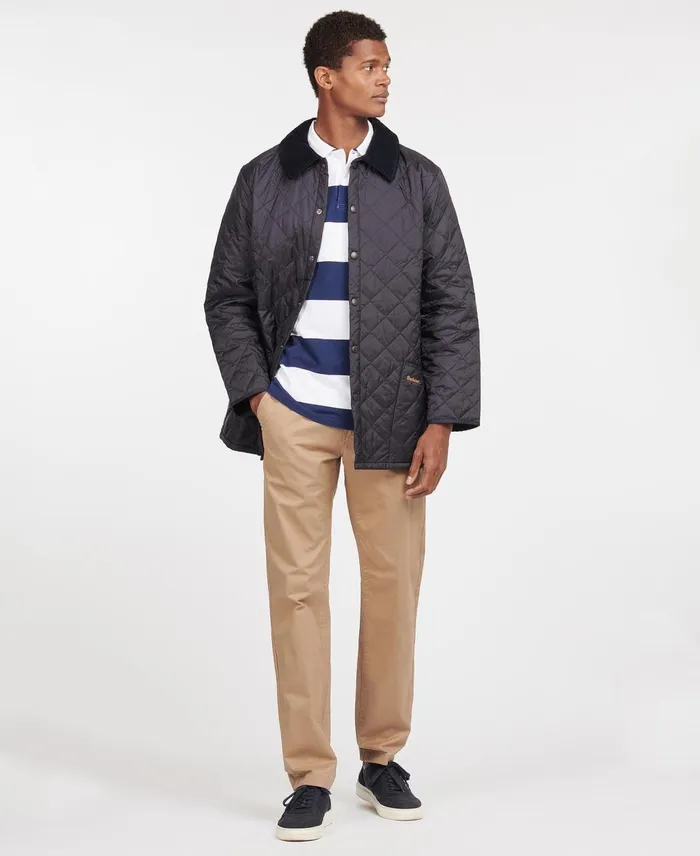 Men Quilted Jackets Barbour Liddesdale Quilted Jacket Navy