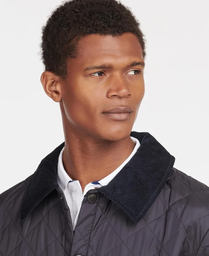 Men Quilted Jackets Barbour Liddesdale Quilted Jacket Navy